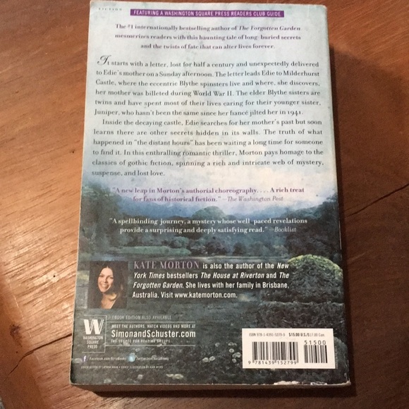 The distant hours by Kate Morton book novel - Picture 4 of 7